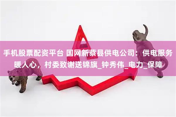 手机股票配资平台 国网新蔡县供电公司：供电服务暖人心，村委致谢送锦旗_钟秀伟_电力_保障